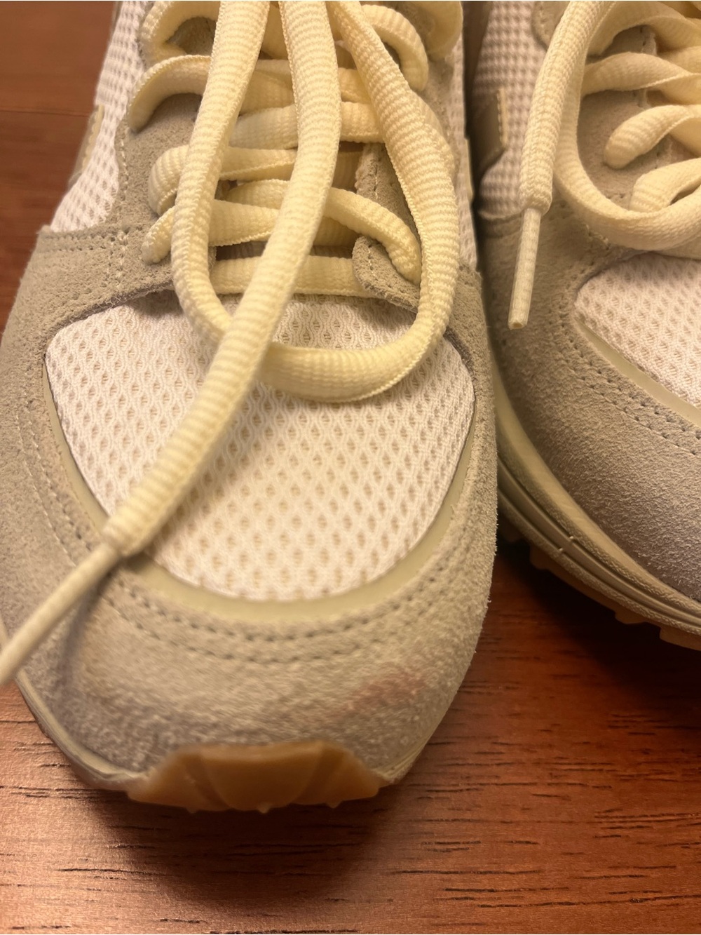 Veja White and Gum-Trim Chunky Sneakers - Picture 8 of 9